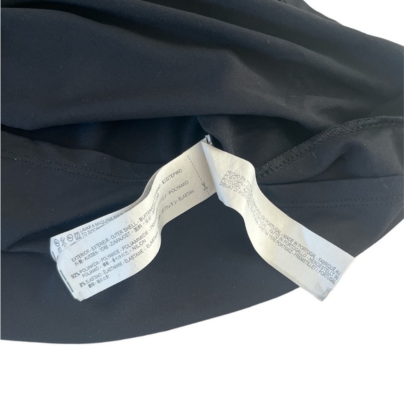 Zara black lined tank top. Size large. - Picture 4 of 6